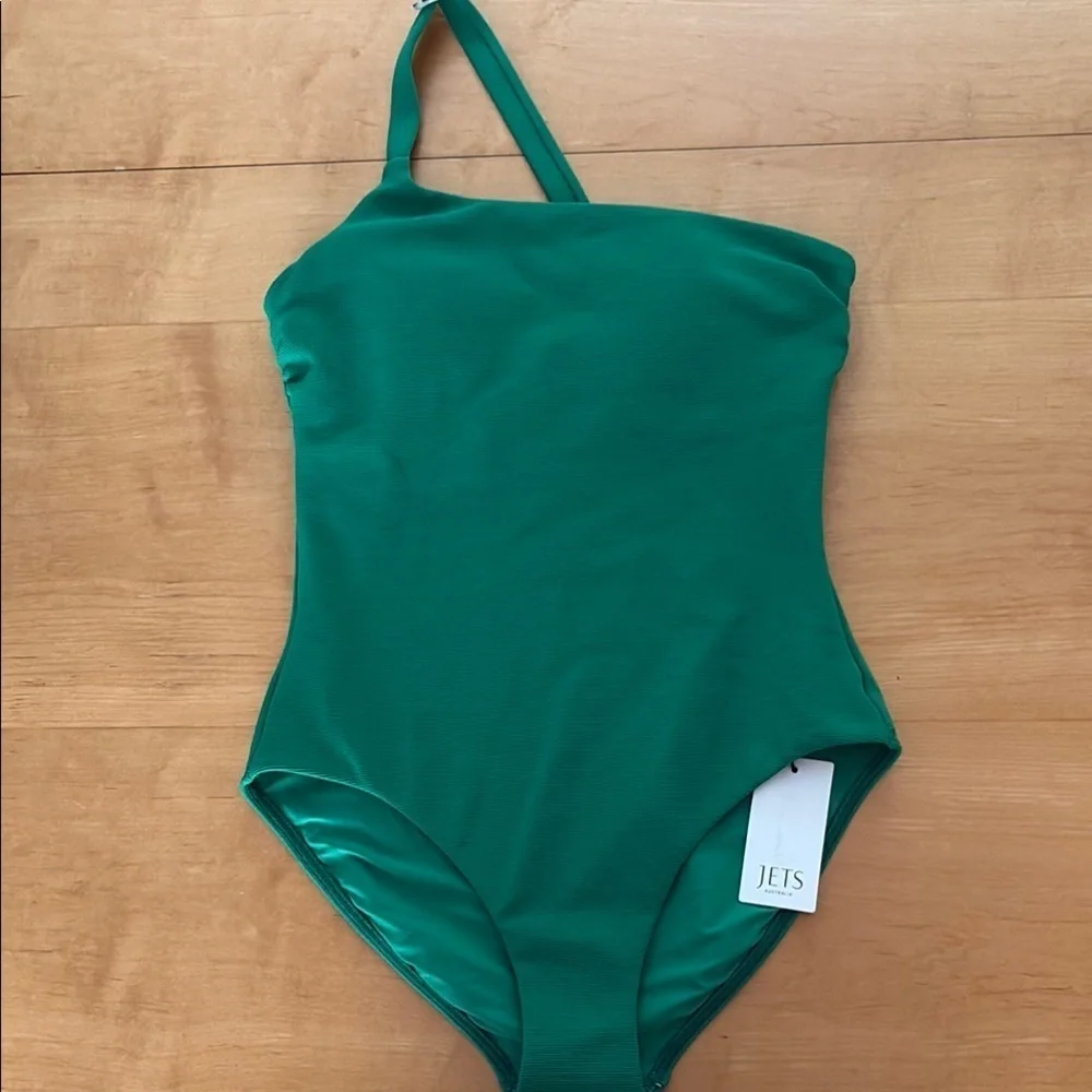 Jets Australia Isla Rib One Shoulder Swimsuit 8